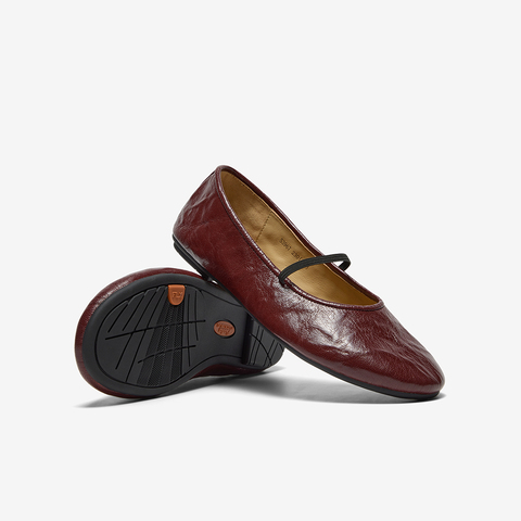 Bata羊皮书玛丽珍女2025秋商场新款百搭通勤浅口软底单鞋53967CQ5