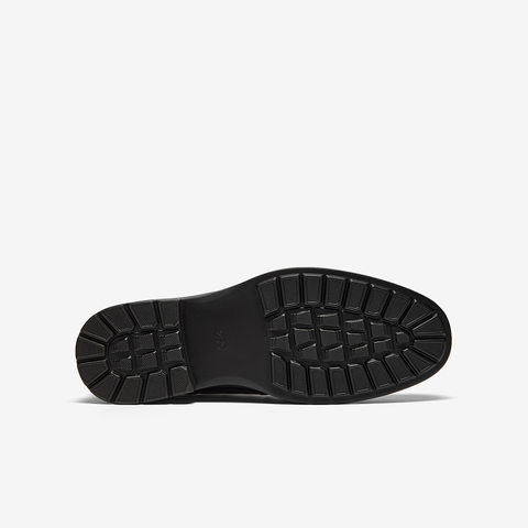 Bata商务正装鞋男2025秋季商场新款英伦牛皮纹理德比皮鞋64707CM5