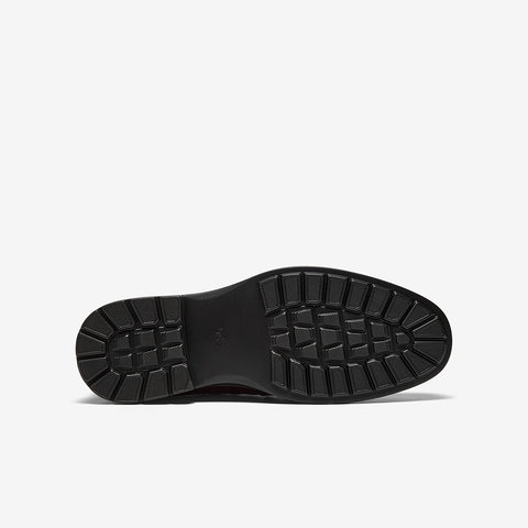 Bata商务正装鞋男2025秋季商场新款英伦牛皮纹理德比皮鞋64707CM5