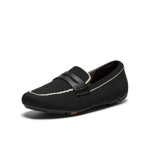 Bata乐福鞋女单2025秋商场新款英伦风舒适软底百搭一脚蹬AE274CA5