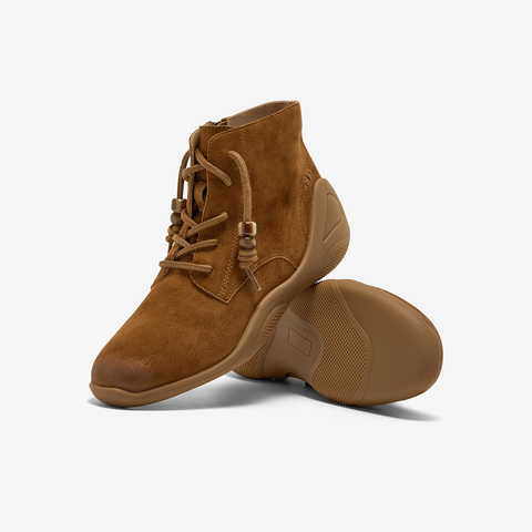 Bata休闲靴女2025冬季商场新款羊皮休闲通勤高帮鞋AAL41DD5