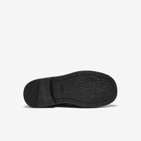 Bata时装靴女2025冬季新款百搭牛皮粗跟通勤百搭柔软靴66051DZ5