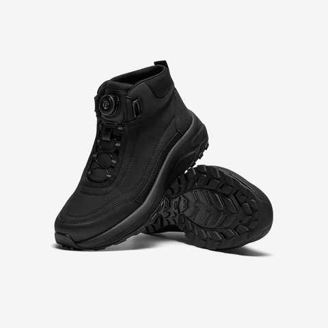 Bata时装靴男2025冬季商场新款通勤户外旋转扣厚底低靴ESH19DD5