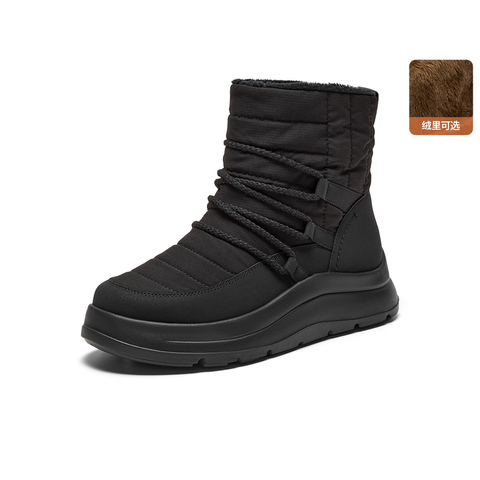 Bata雪地靴女2025冬季商场新款保暖厚底时尚百搭短靴AD145DD5