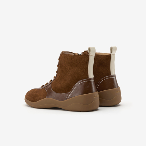 Bata休闲靴女2025冬季商场新款时尚百搭低跟运动靴ALI71DD5