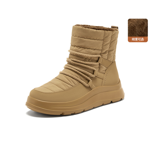 Bata雪地靴女2025冬季商场新款保暖厚底时尚百搭短靴AD145DD5