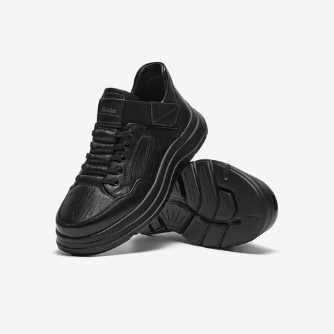 Bata时装靴男2025冬季商场新款牛皮通勤户外休闲厚底低靴2A796DD5