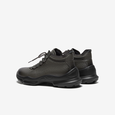 Bata时装靴男2025冬季商场新款牛皮通勤户外休闲厚底低靴25161DD5