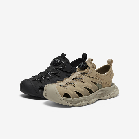 Bata休闲凉鞋男2025夏季新款透气通勤厚底户外百搭沙滩鞋B5117BL5