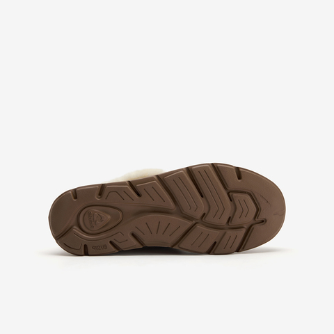 Bata毛毛鞋女2025冬新款牛剖皮保暖厚底百搭时尚毛毛短靴AD124DM5