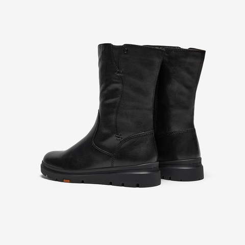 Bata时装靴子女2025冬季商场新款羊皮保暖厚软底通勤长靴ABN70DS5