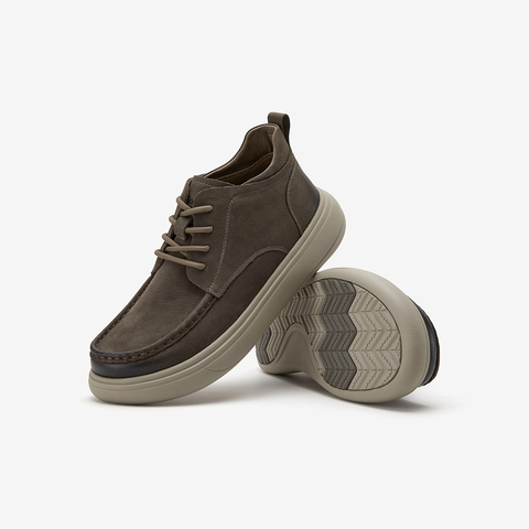 Bata皮靴男2025冬季商场新款时尚百搭保暖厚底牛皮低靴H5915DD5