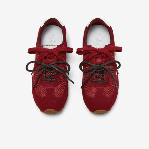 Bata休闲鞋女2025春秋新款通勤百搭德训轻便透气运动鞋B6831AM6