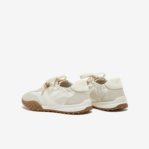 Bata阿甘鞋女2025夏季商场新款牛皮厚底德训休闲运动鞋AZX06AM6