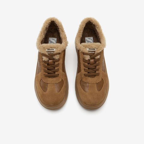 Bata休闲鞋女2026春季商场新款舒适通勤日常百搭厚底鞋AD128AM6