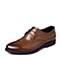 BELLE/百丽春季专柜同款棕色牛皮商务绅士男单鞋3NG01AM5