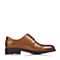 Belle/百丽秋季专柜同款棕色牛皮商务正装男皮鞋德比鞋3UX01CM5