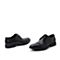 BELLE/百丽商场同款黑色牛皮革男商务正装皮鞋5PV01AM8
