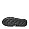 BELLE/百丽专柜同款黑色运动风弹力布/滴胶女休闲鞋S2D1DAM8
