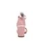 BELLE/百丽粉色羊绒皮革一字带女凉鞋BPFD8BL8