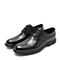 BELLE/百丽商场同款黑色小牛皮革商务正装男皮鞋B3G07CM8A