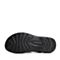 BELLE/百丽商场同款黑色牛皮革休闲男沙滩凉鞋5TD01BL8