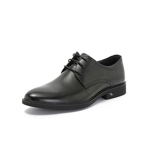 BELLE/百丽商场同款牛皮革商务正装男皮鞋婚鞋5TV01CM8A
