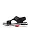 BELLE/百丽夏季专柜新款黑色纺织品厚底男沙滩凉鞋5UL11BL8
