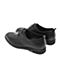 BELLE/百丽商场同款黑色牛皮革系带商务正装男皮鞋5UU01CM8