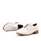 BELLE/百丽英伦布洛克风单鞋春季商场同款牛皮革女皮鞋BP621AM9