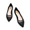 BELLE/百丽浅口鞋春商场同款钻透明网布/格利特女单鞋T4Q1DAQ9