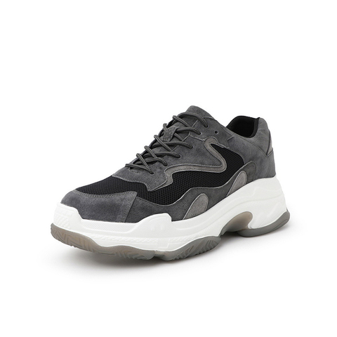 BELLE/百丽运动风老爹鞋春商场同款猪巴戈/布男休闲鞋5ZZ01AM9