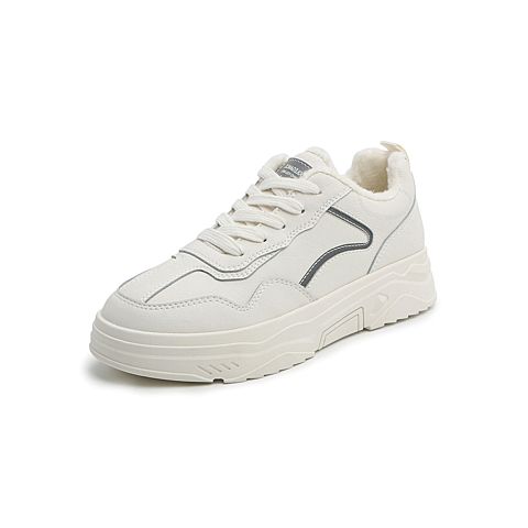 BELLE/百丽商场同款复合材料女休闲鞋(绒里)U9W1DAM0