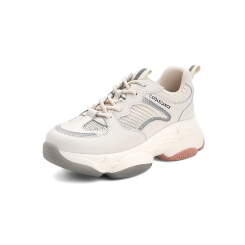 百丽冰原老爹鞋女2021商场同款旅游网面运动休闲鞋W2P4DBM1