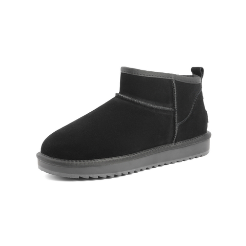 百丽加厚保暖雪地男靴2021冬新商场同款休闲短靴加绒7KN01DD1