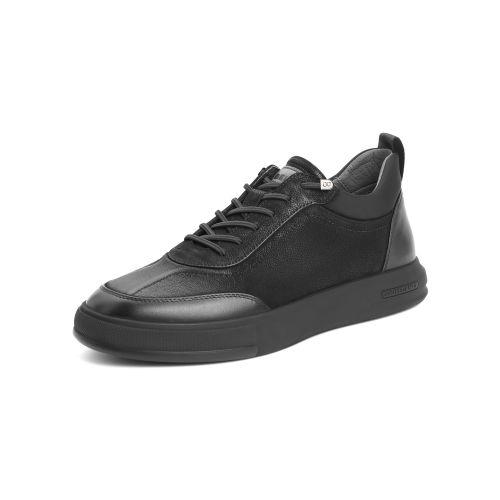 百丽撞色厚底男鞋2021冬新商场同款套脚休闲板鞋加绒7jm01dm1