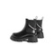 百丽时髦链条烟筒靴女2022冬新商城同款设计感皮靴3H546DD2
