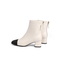 百丽小香风时装靴女2022冬新商场同款圆头粗跟短靴3JP43DD2