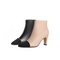 百丽小香风链条时装靴女2022冬新商场同款尖头气质短靴3KC43DD2