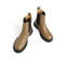 百丽金标装饰烟筒靴女2022冬新商场同款牛皮革简约短靴3KA60DZ2