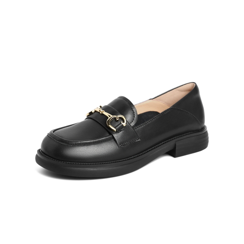 百丽简约乐福鞋2022春新舒适通勤百搭单鞋B1270AA2