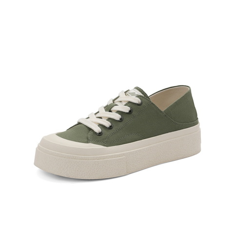 百丽简约百搭帆布鞋女2023夏新商场同款清新休闲鞋Z3R1DBM3