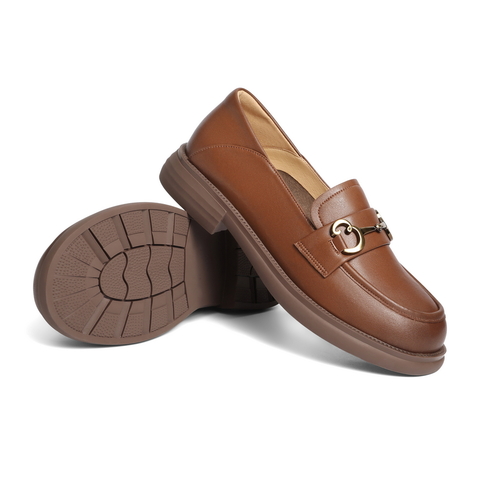 百丽简约乐福鞋2023春新舒适通勤百搭单鞋B1076AA3