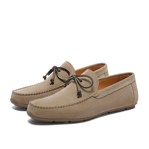 百丽时尚一脚蹬豆豆鞋男2024春季新款舒适套脚休闲懒人鞋A1379AM4