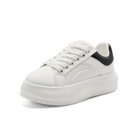 百丽厚底小白鞋女24春新百搭休闲鞋B1776AM4