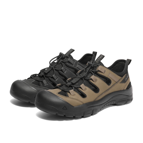 百丽轻便透气休闲鞋男款2024夏新舒适户外登山运动凉鞋A1462BM4