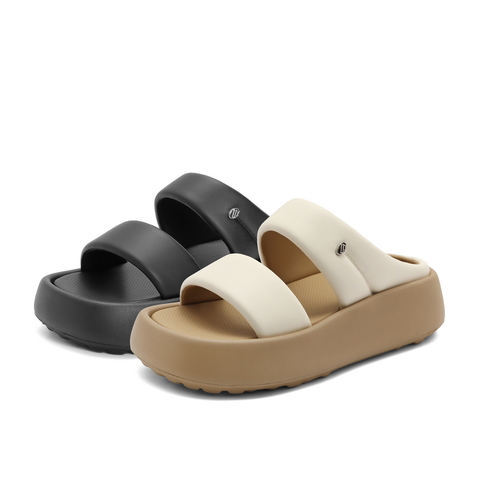 百丽休闲舒适拖鞋女24夏新厚底一字式居家拖鞋B1841BT4