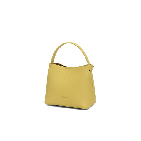 百丽包包女托斯卡纳头层牛皮质感通勤单肩斜挎手提水桶包X9311AX4