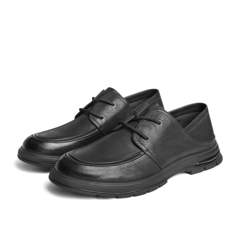 百丽通勤商务鞋男士2024夏新商场同款牛皮革两穿休闲皮鞋D2C01BM4