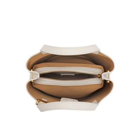 百丽包包女2024夏季新品质感简约休闲单肩斜挎手提水桶包X6948BX4